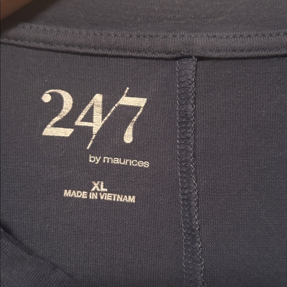 Maurices Navy 24/7 Long Sleeve Tee - Picture 3 of 3